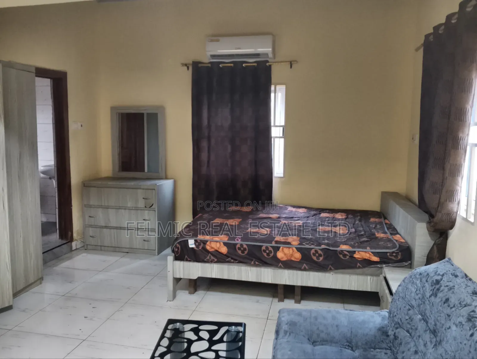 Furnished 1bdrm Apartment in Felmic Real Estate, Dzorwulu for rent in Dzorwulu