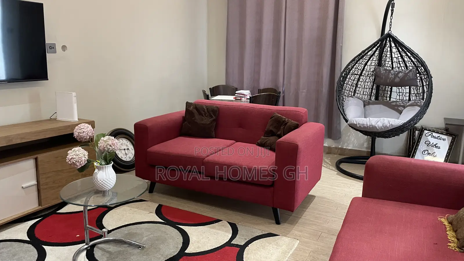 Furnished 4bdrm Townhouse / Terrace in Royal Homes Gh, East Legon in East Legon