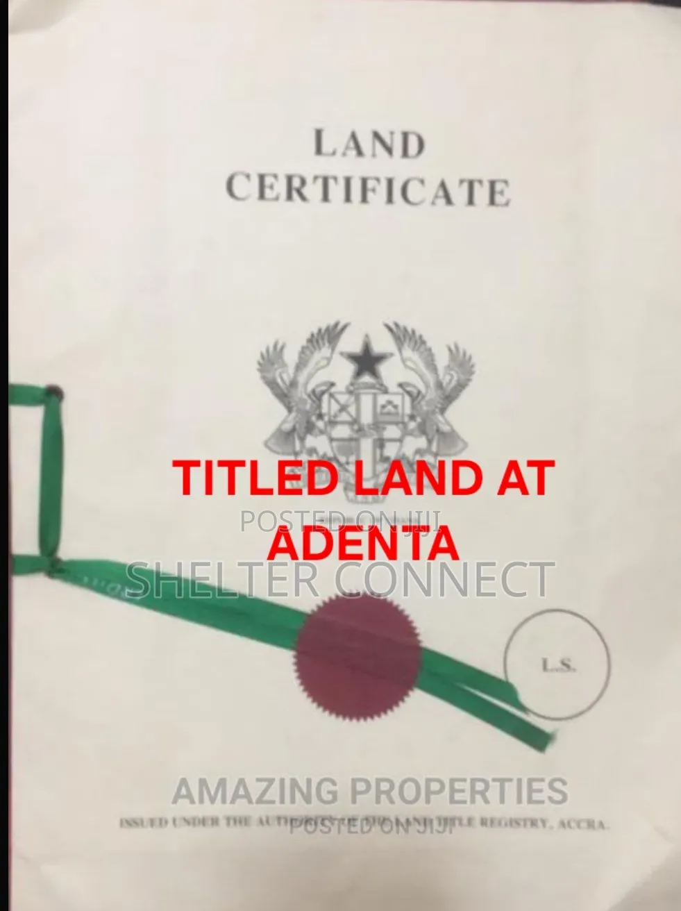 Titled Land in SSNIT Flats