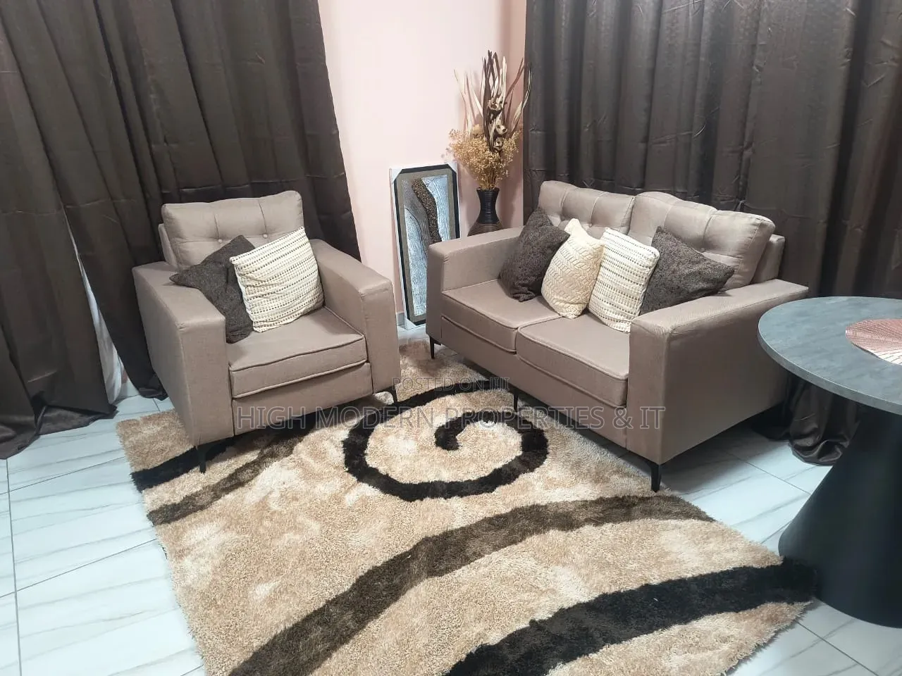 Furnished 1bdrm Apartment in Manet, New Town for rent in New Town