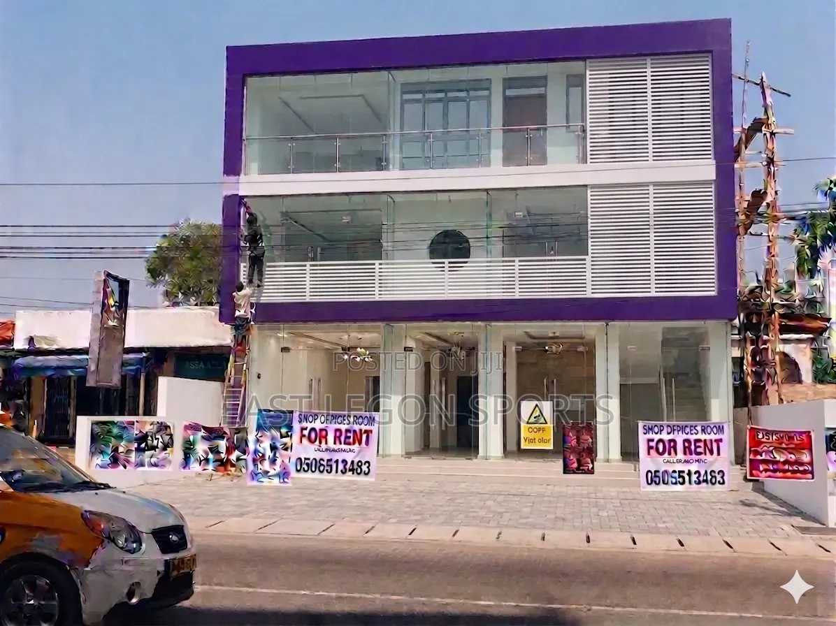 Shop With Solar Power AC 65 Sqre Metres East Legon in Boundary Road Area