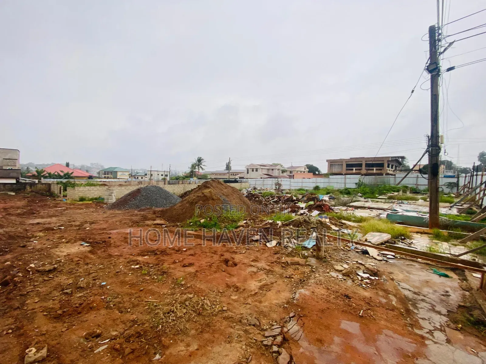 Roadside One PLOT for SALE at Abelemkpe in Methodist Church Area