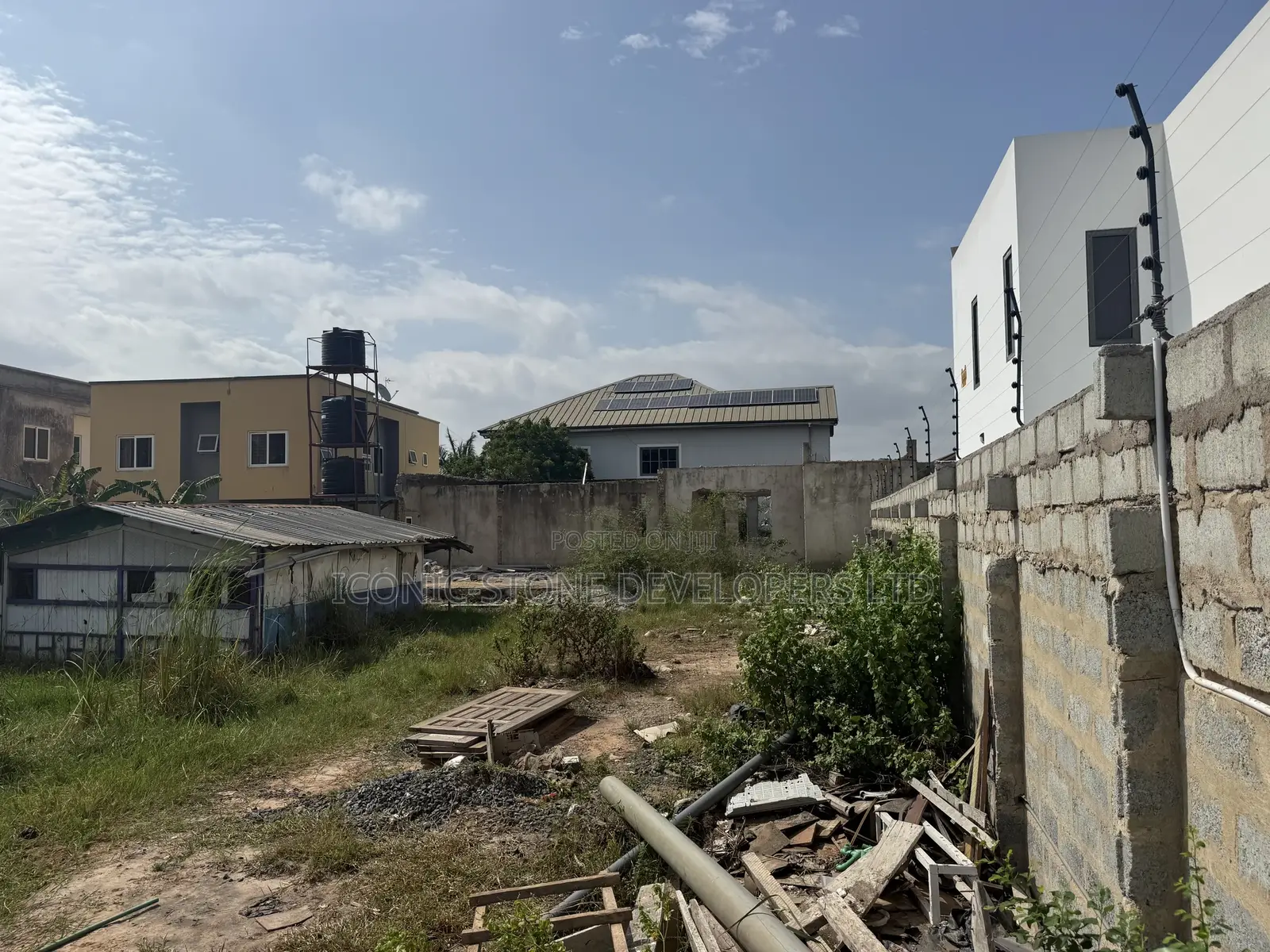 Registered 48/85sqft Plot of Land at Ashaley Botwe in Little Roses Area