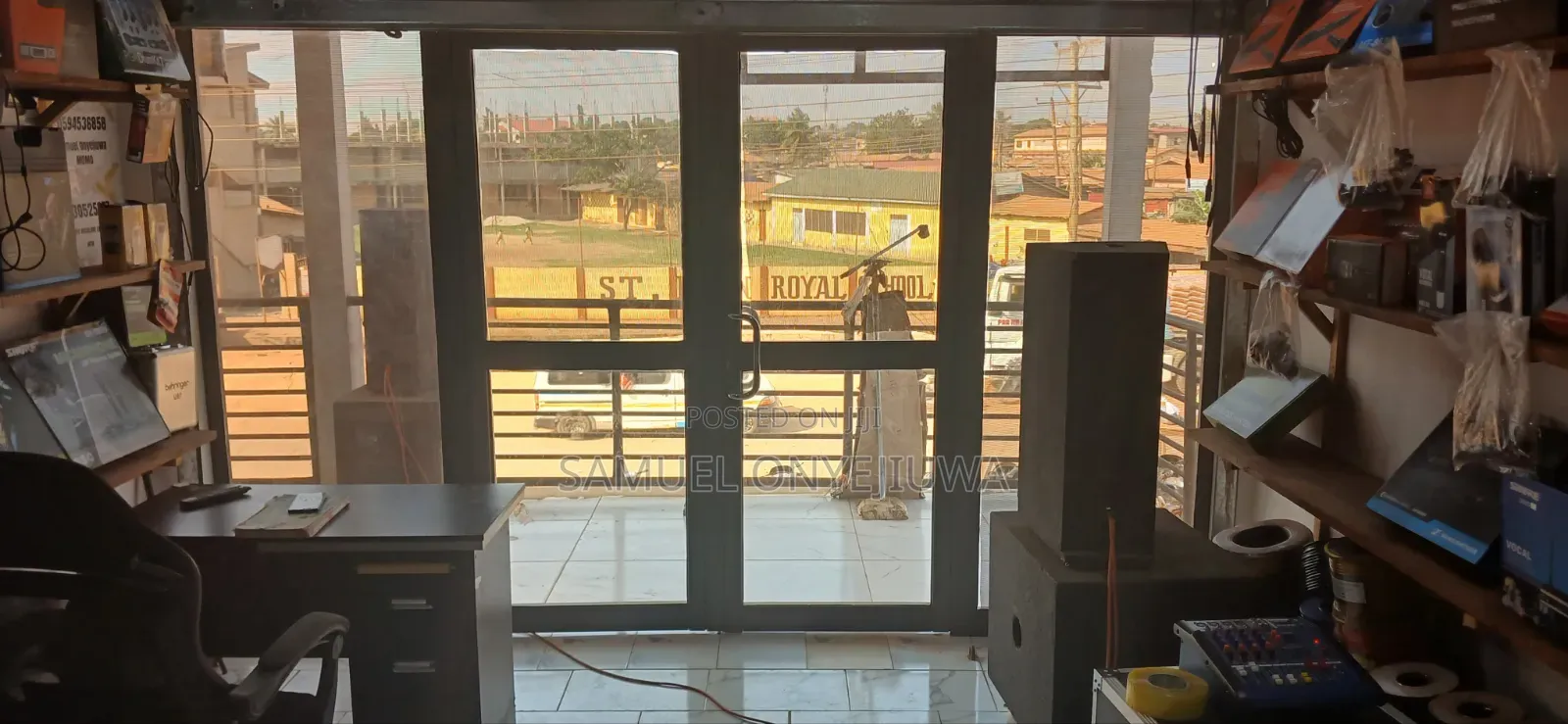 Shop for Rent at Ashaiman New Town Junction Upstairs First Floor in New Town