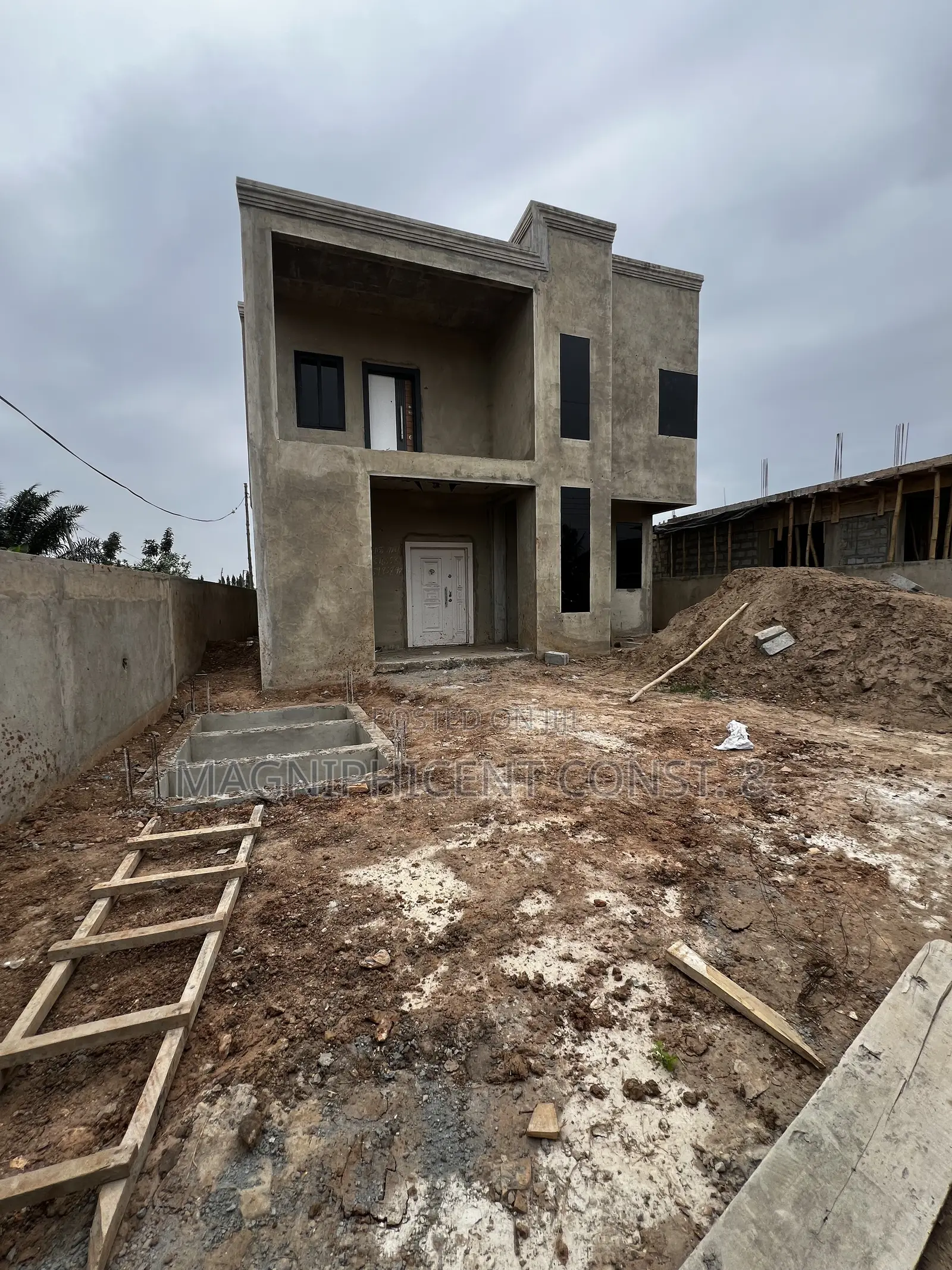 Duplex Uncompleted 4 Bedroom for Sale at Lakeside Estate in Ashaley Botwe