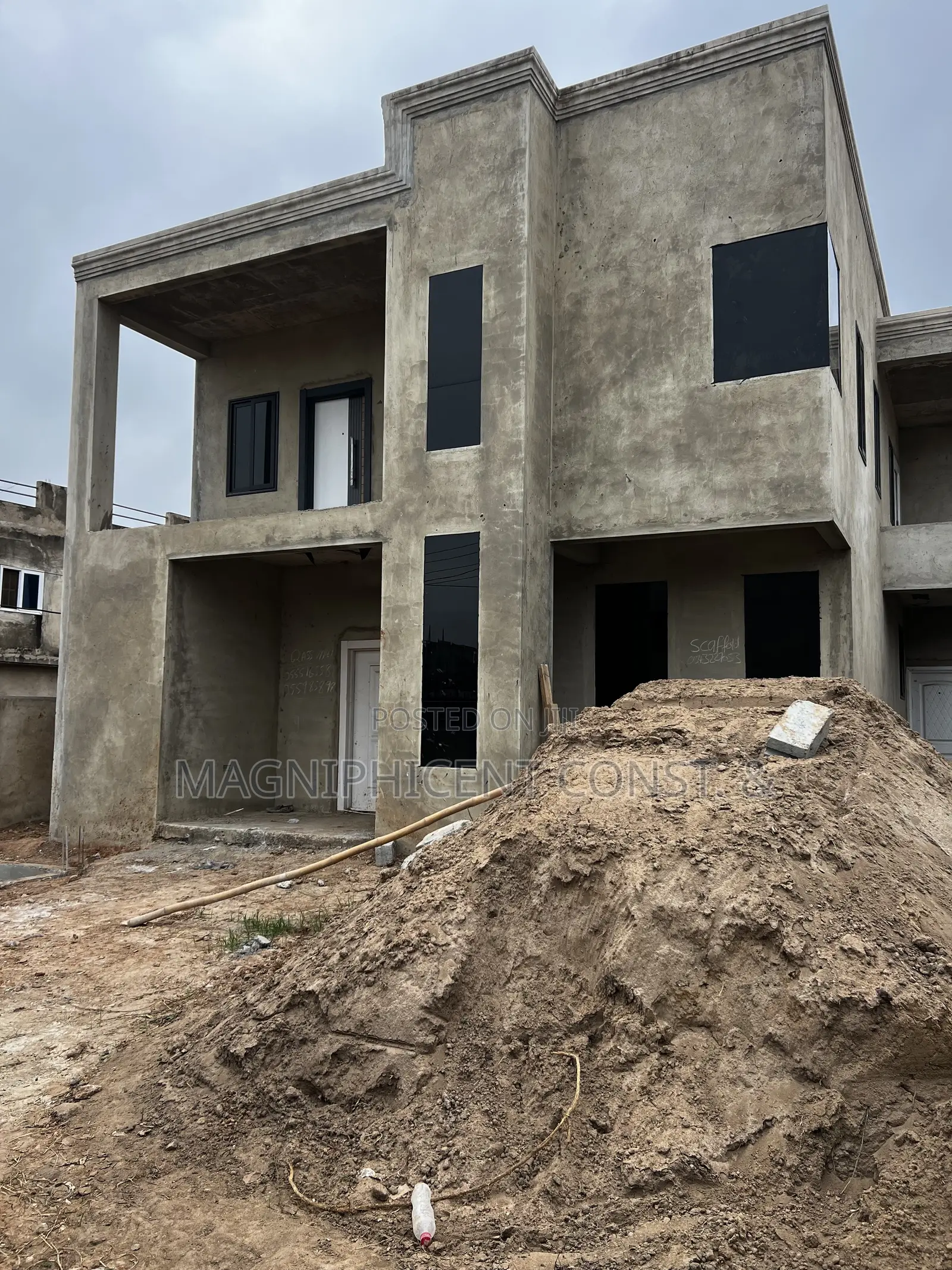 Duplex Uncompleted 4 Bedroom for Sale at Lakeside Estate in Ashaley Botwe