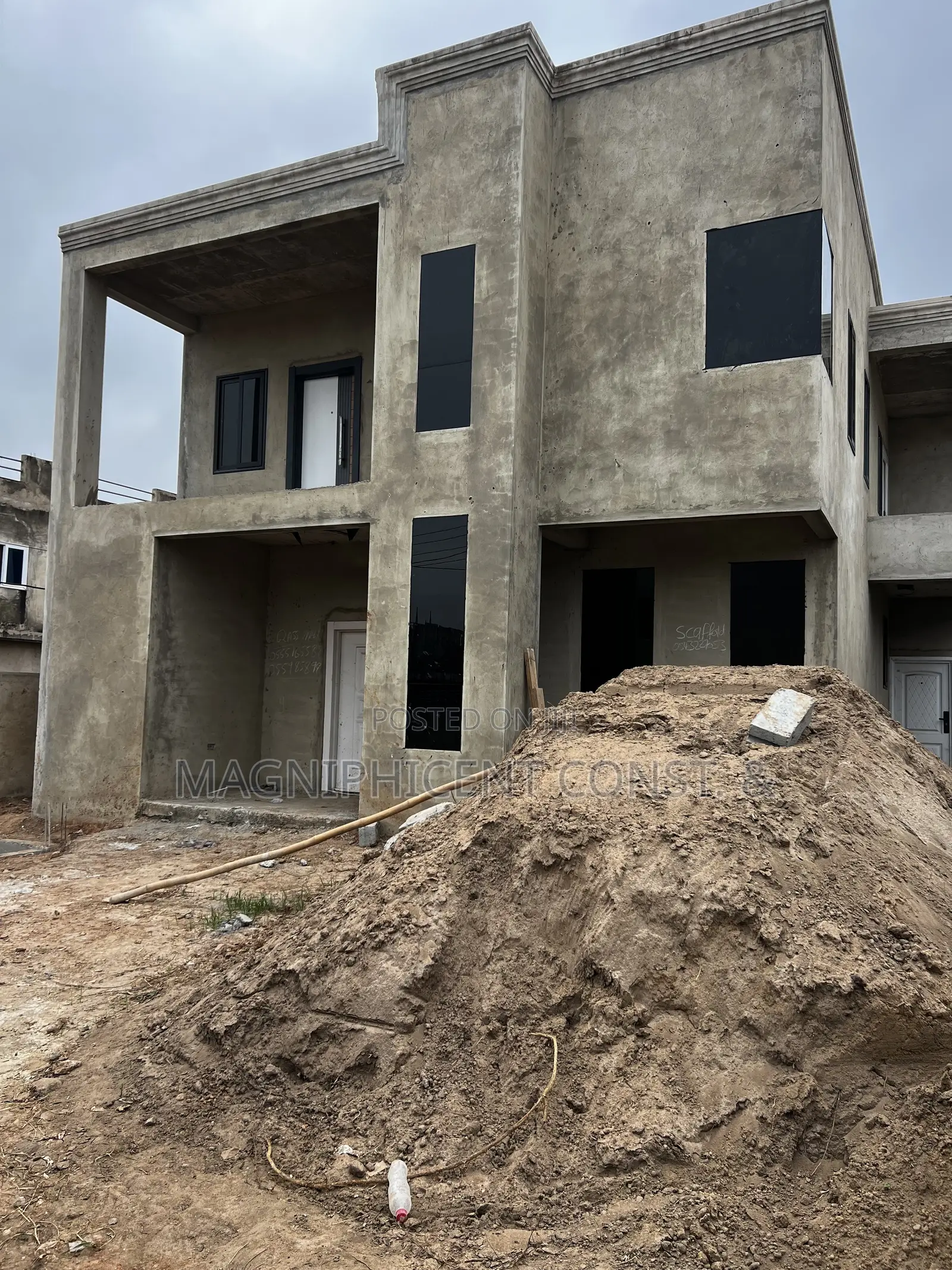 Duplex Uncompleted 4 Bedroom for Sale at Lakeside Estate in Ashaley Botwe