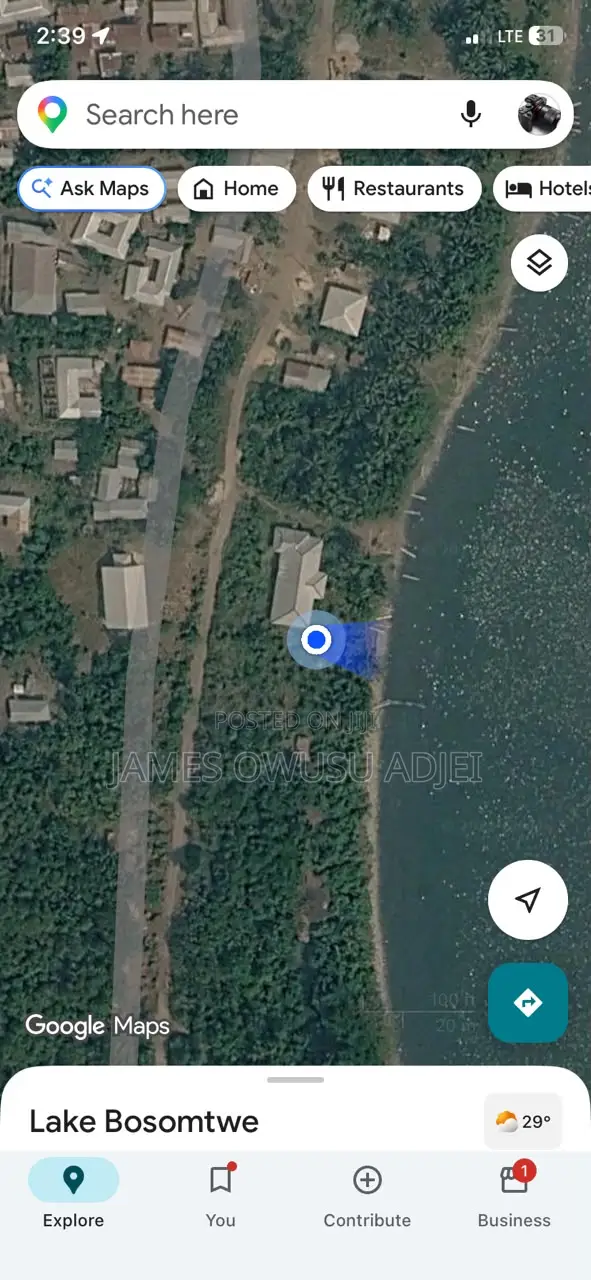 Land at Bosomtwe in Bosomtwe