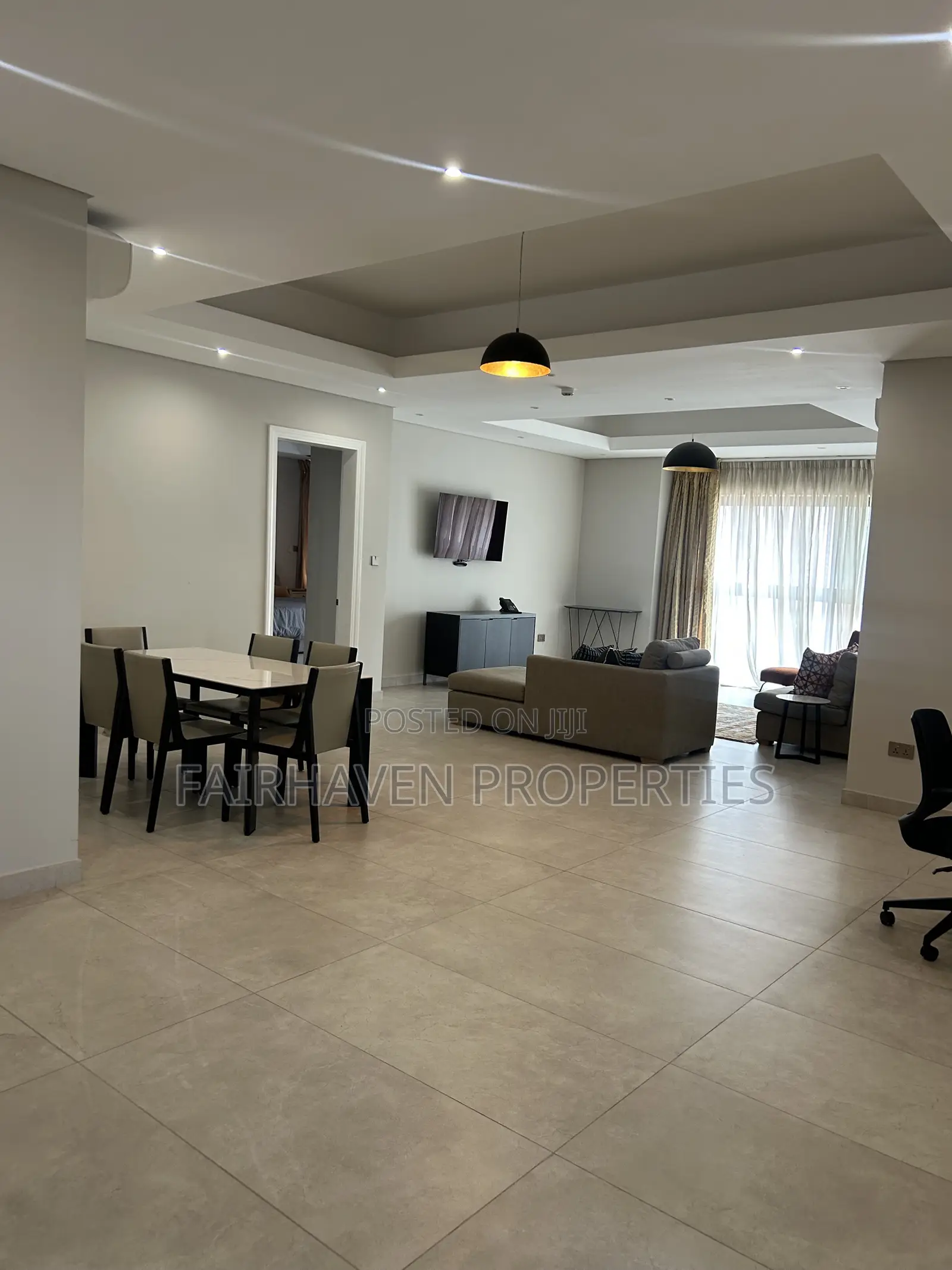 Furnished 3bdrm Apartment in Airport for rent in Airport Residential Area
