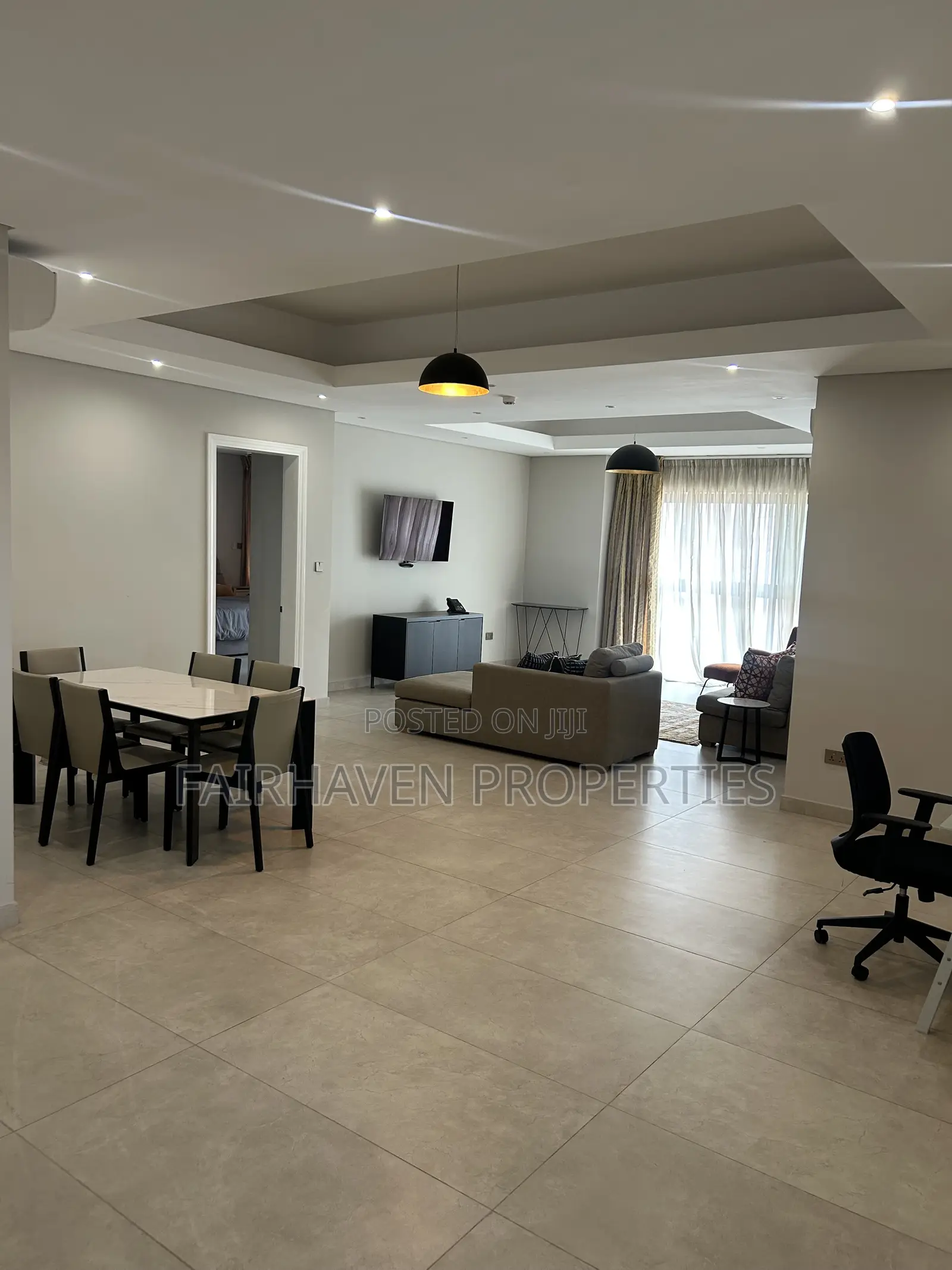 Furnished 3bdrm Apartment in Airport for rent in Airport Residential Area