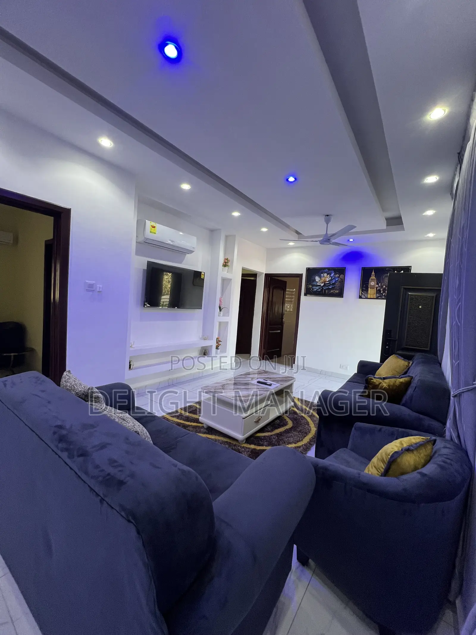 Furnished 2bdrm Apartment in Delightestate.N1, Dzorwulu for rent in Dzorwulu