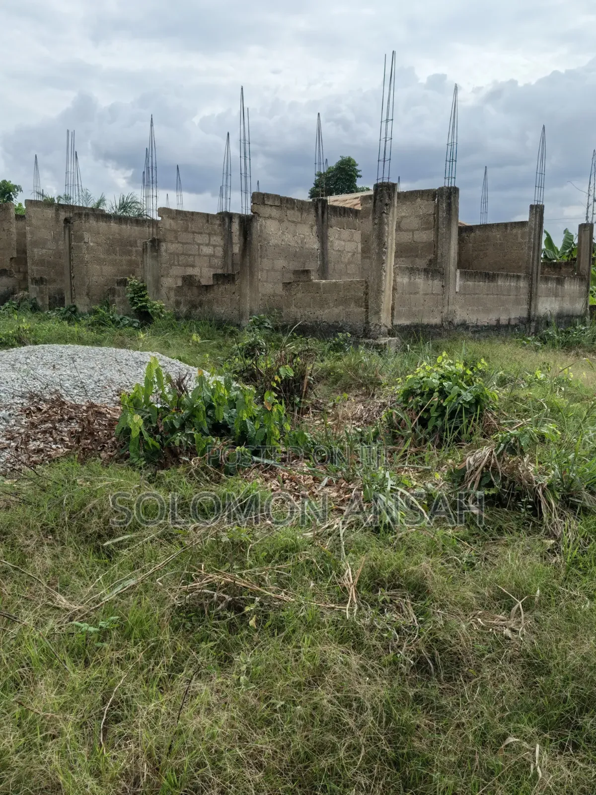 Two Plot With Proposed Guest House Structure  for Sale at Abuontem in Kumasi Metropolitan
