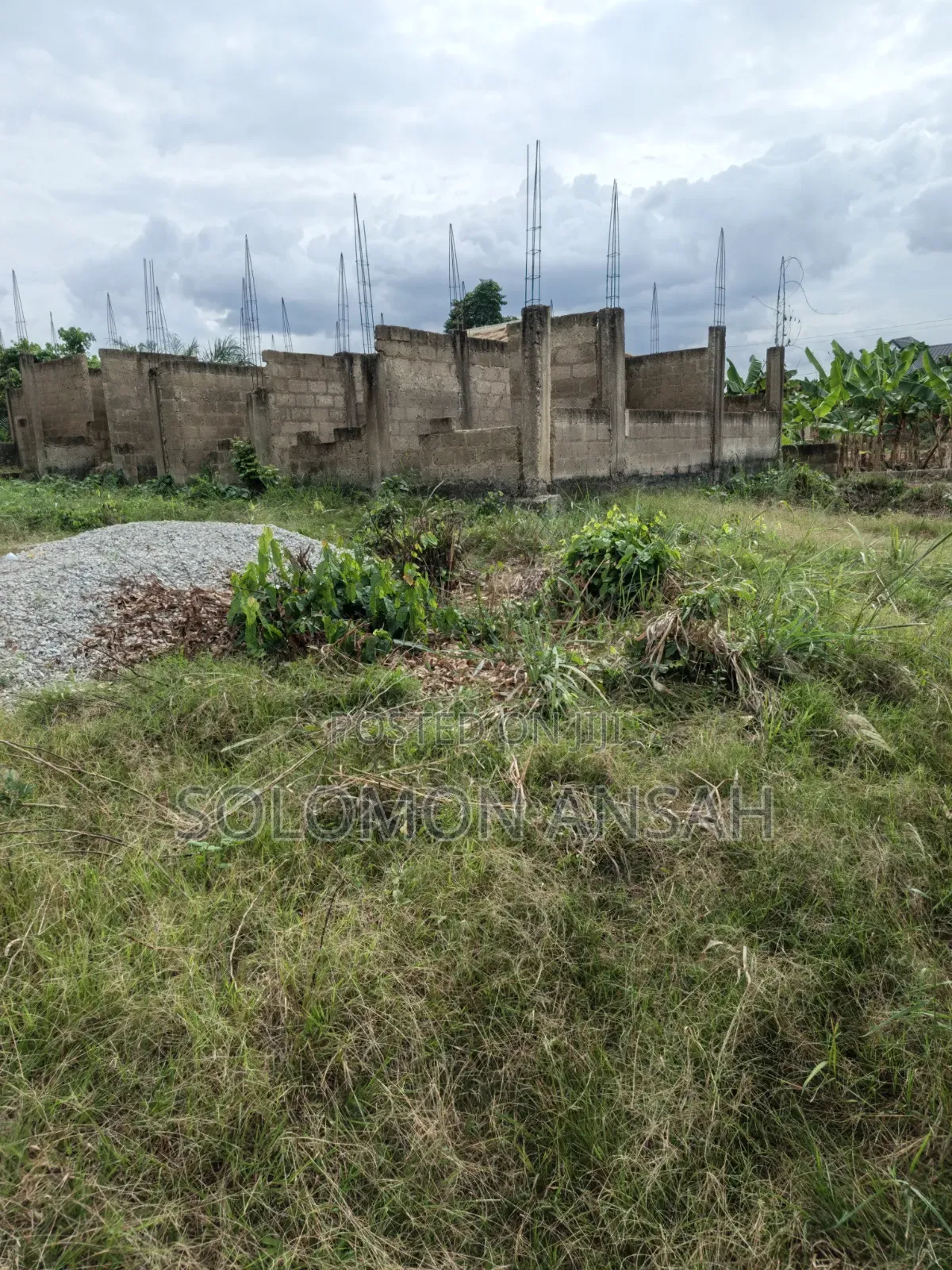Two Plot With Proposed Guest House Structure  for Sale at Abuontem in Kumasi Metropolitan
