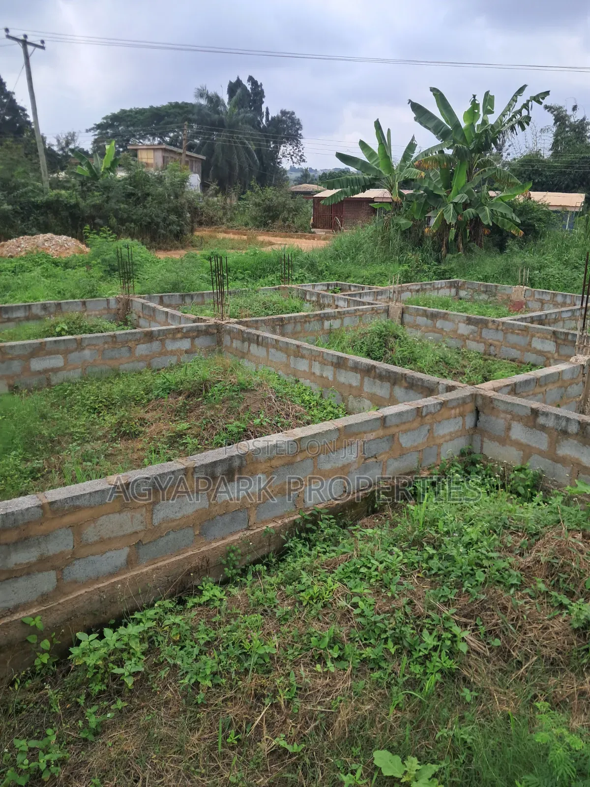 Plot of Land With Footing for Sale in Pokuase