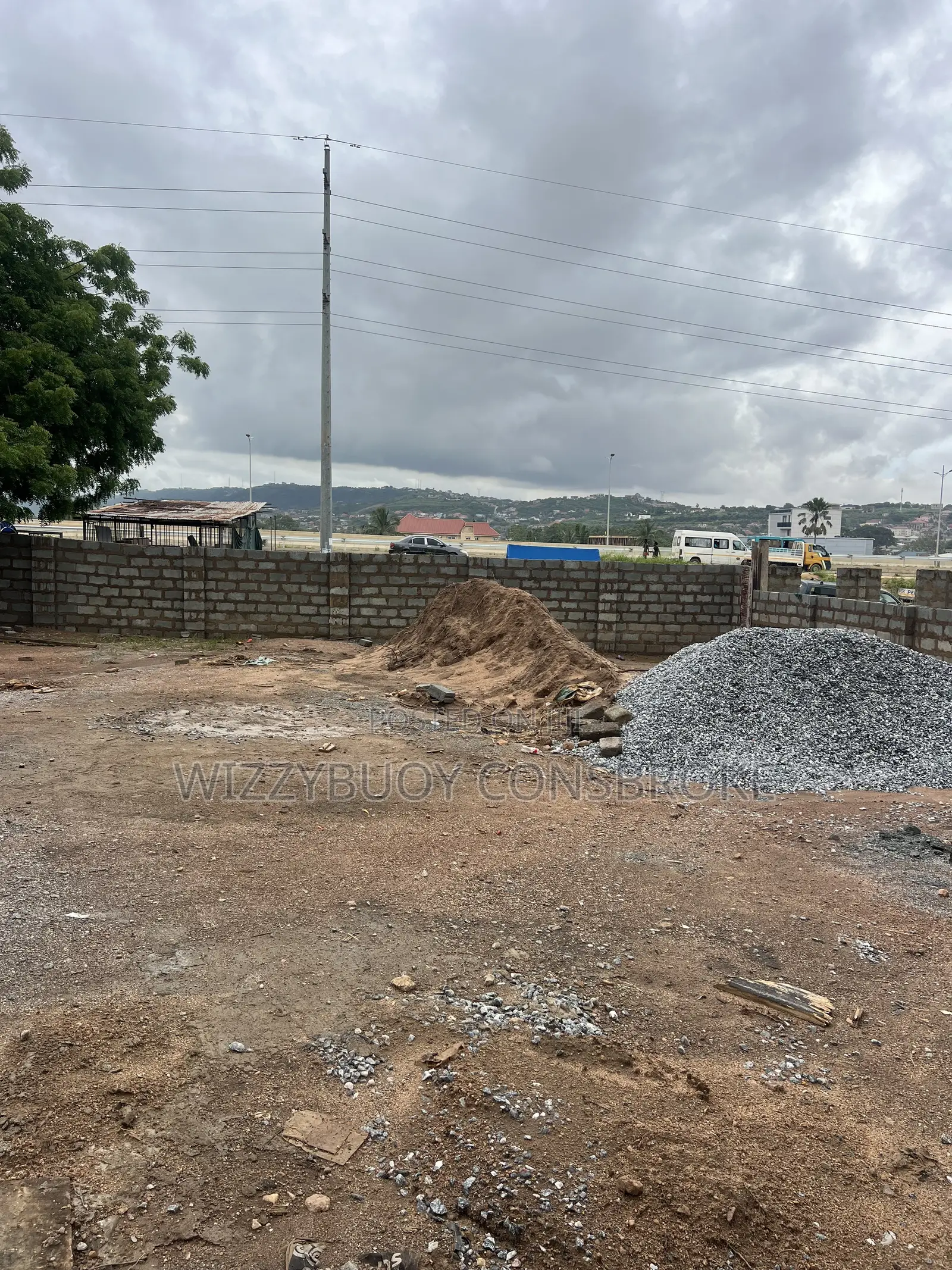 Two Main Road Plots of Land for Sale at Amasaman-Pokuase in Pokuase