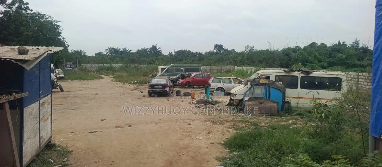 Two Roadside Plots for Sale Opposite Twellium Company LTD (Kotoku) in Amasaman