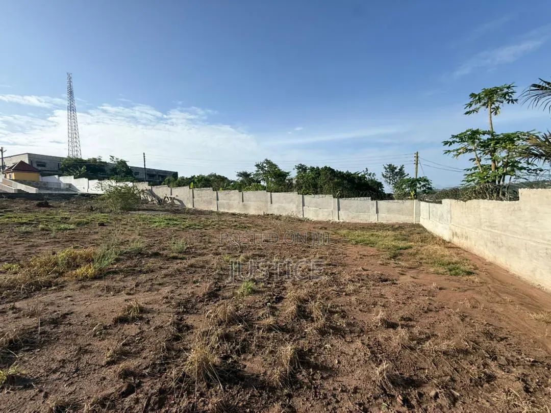 Well Located 100 by 125 Size Land Aburi in Aburi