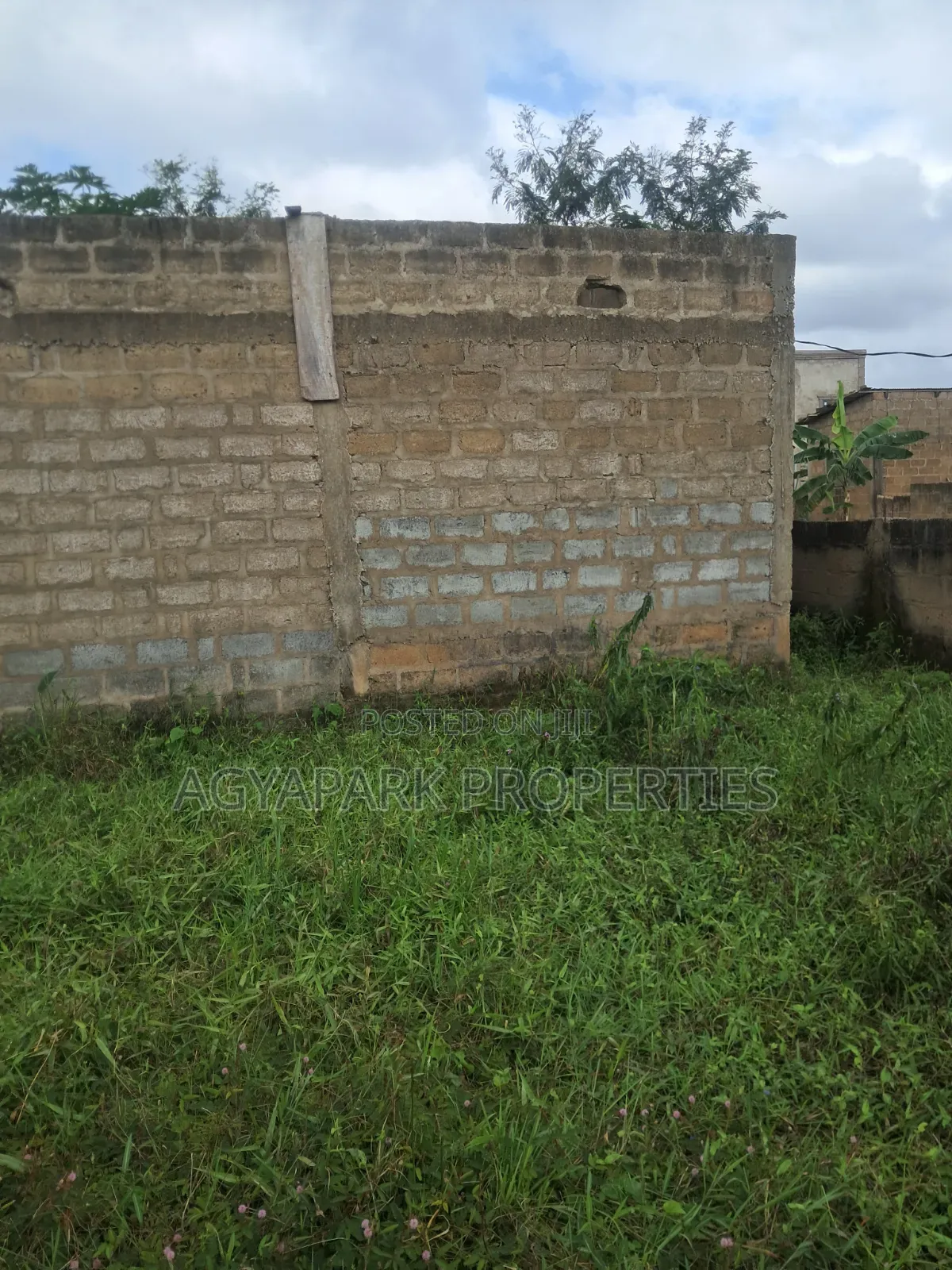 Plot With Chamber and Hall Uncompleted in Amasaman