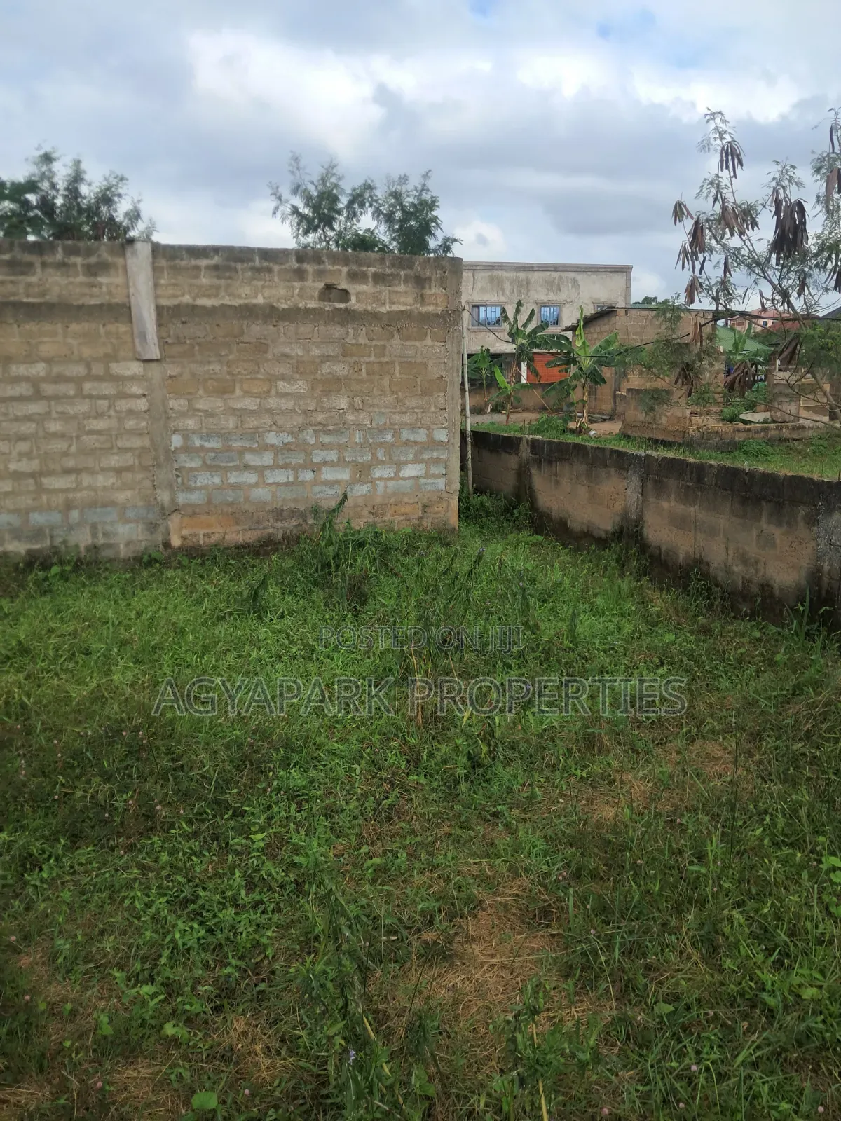 Plot With Chamber and Hall Uncompleted in Amasaman