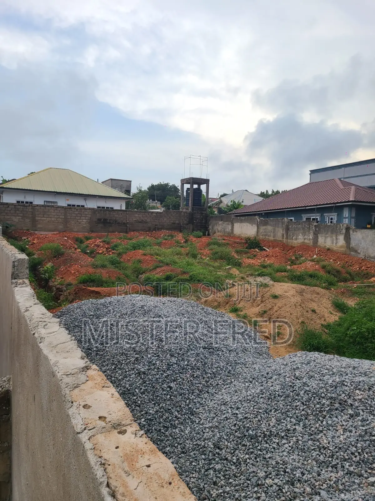 Walled and Gated Land for Sale at New Bortianor in Weija