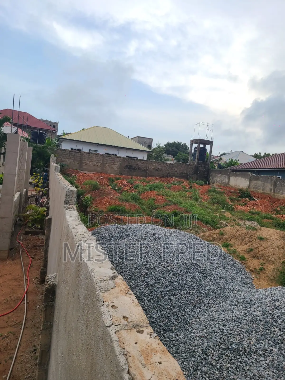 Walled and Gated Land for Sale at New Bortianor in Weija
