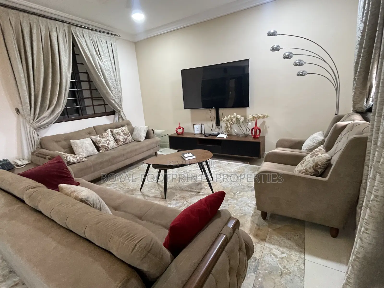 Furnished 3bdrm Apartment in Royal Footprints, Greater Accra for rent in Greater Accra