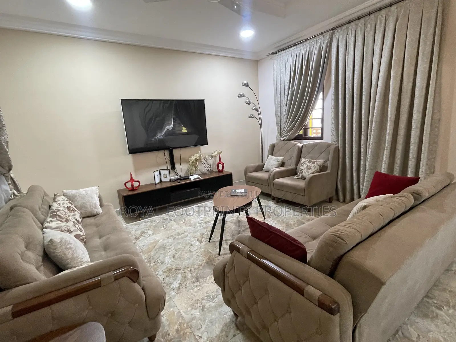 Furnished 3bdrm Apartment in Royal Footprints, Greater Accra for rent in Greater Accra