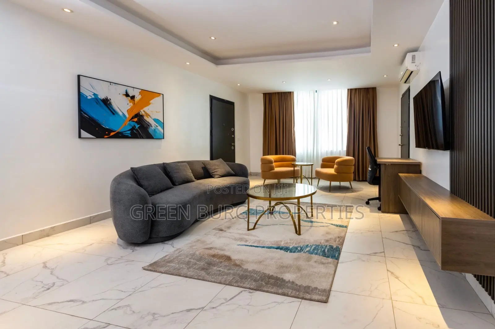 Furnished 2bdrm Apartment in Green, East Legon for rent in East Legon