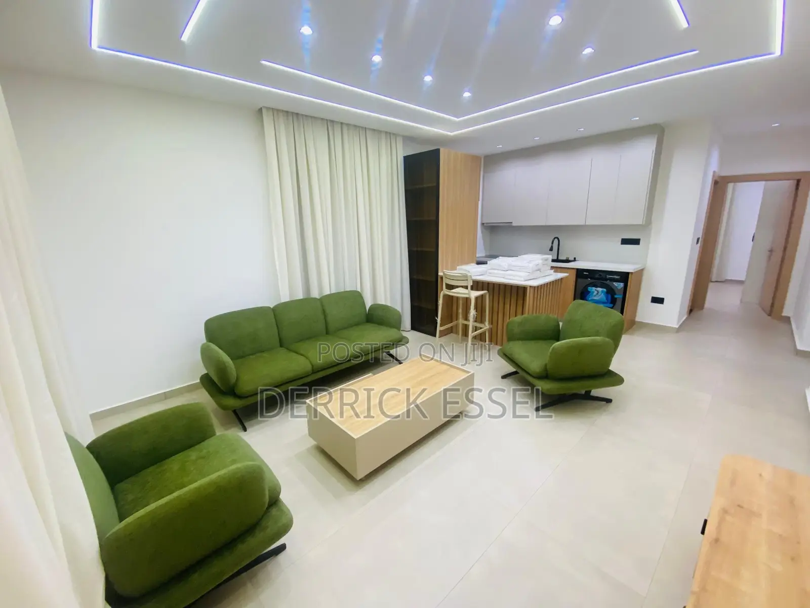 Furnished 1bdrm Apartment in Kojo_Realestate, Dzorwulu for rent in Dzorwulu