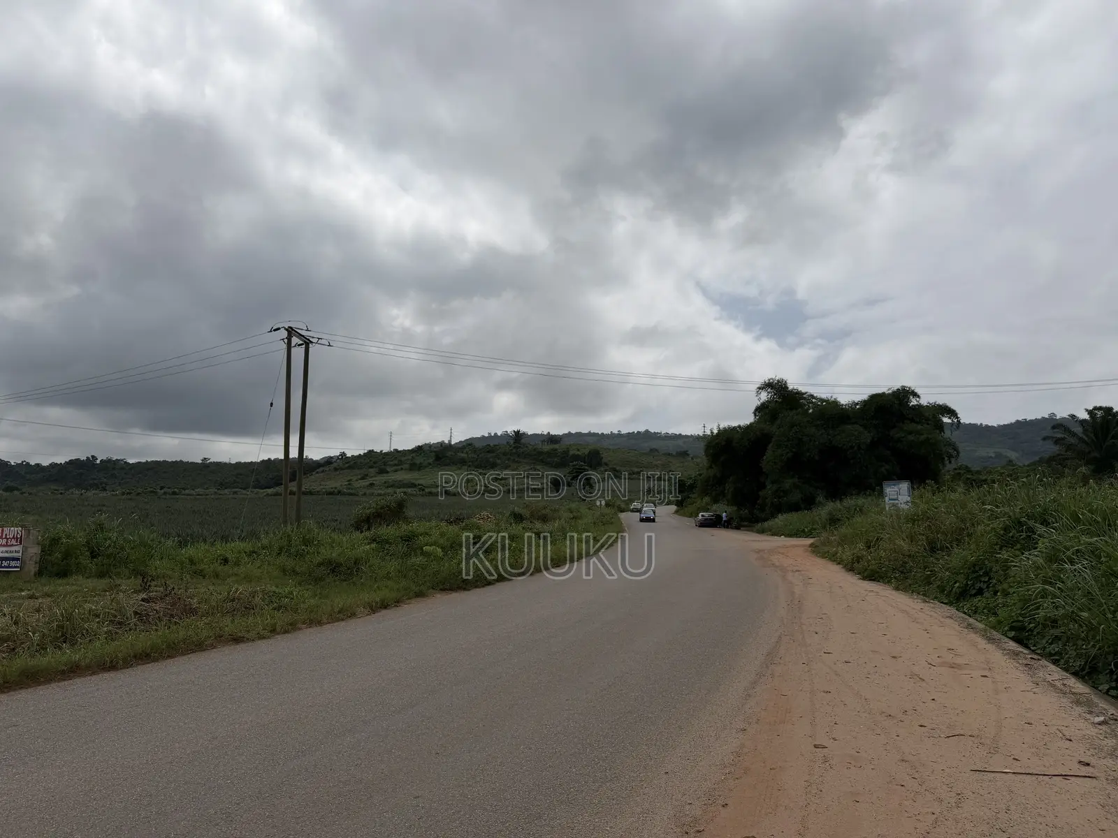 Main Road Land Aburi-Pokrom in Aburi