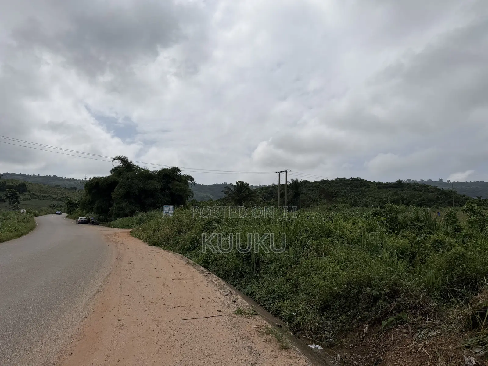 Main Road Land Aburi-Pokrom in Aburi