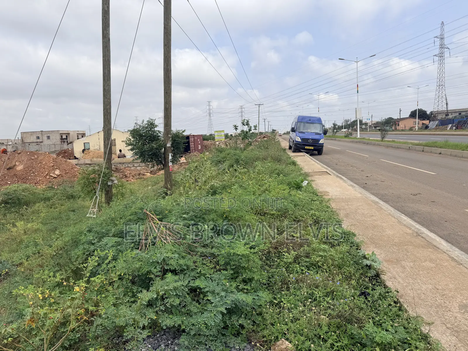 Main Motoway Roadside Land or Borteyman Roadside Land for Sale in Nmai-Dzorn