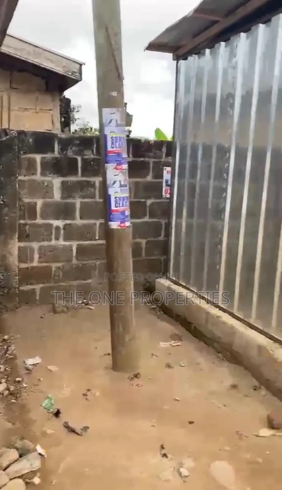 Road Side 1 Acre (4 Plots) for Sale at Kotoku Papase Road in Amasaman