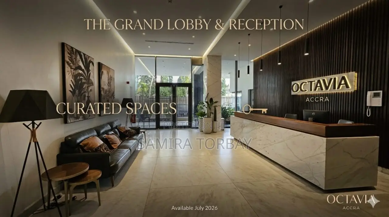 Furnished 2bdrm Apartment in Octavia Building, Accra Metropolitan in Accra Metropolitan