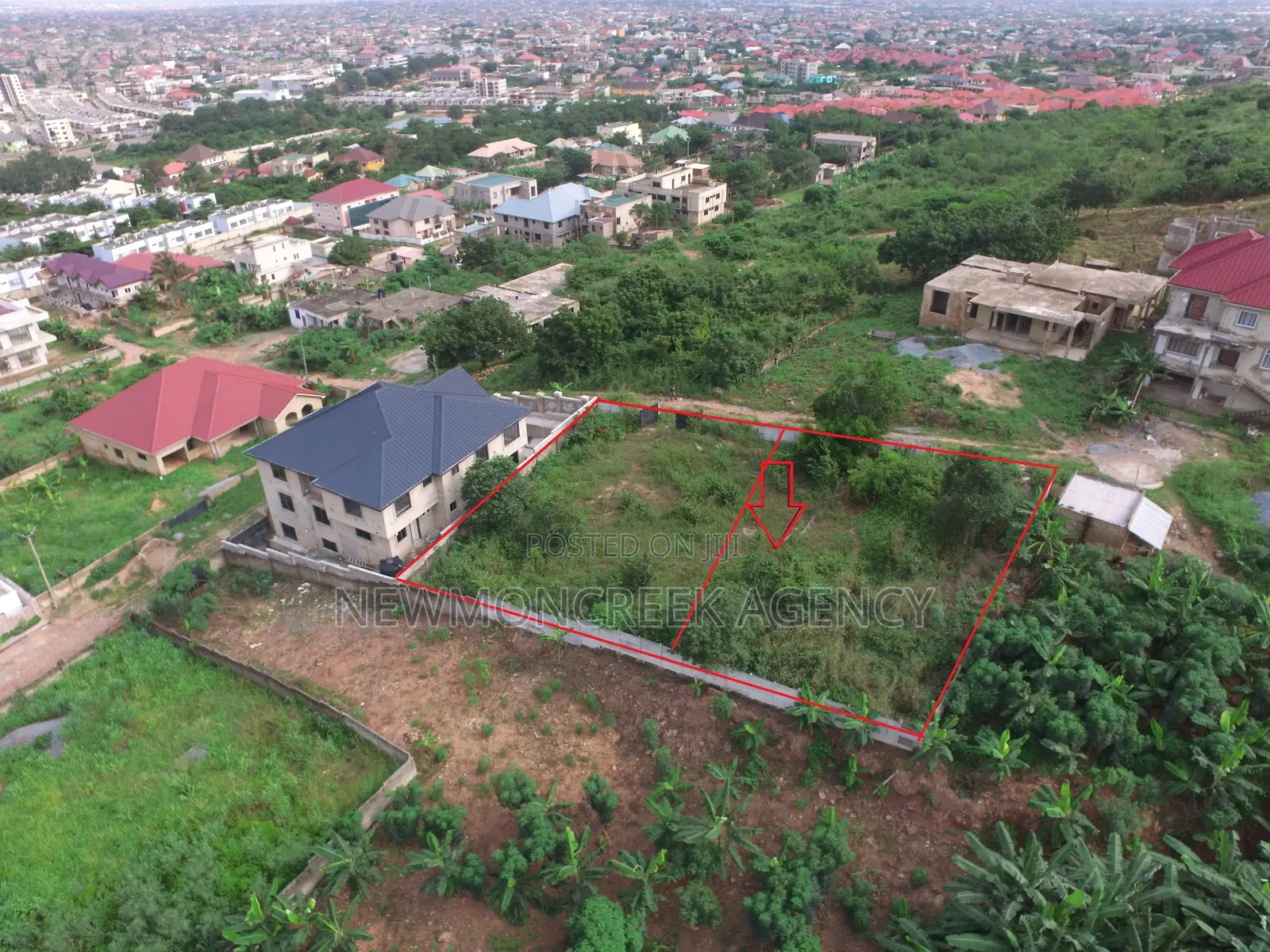 Plot of Land With a Nice Aerial View Foe Sale at Ayi Mensah in Accra Metropolitan
