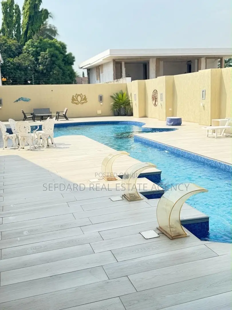 Furnished 6bdrm House in Sefdard Properties, Labone for rent in Labone