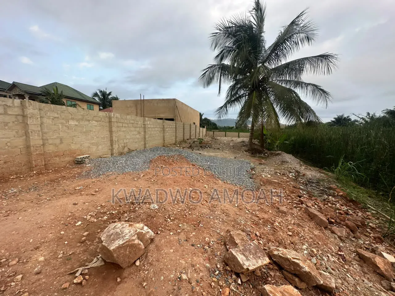 Half Plot of Land for Sale at Pokuase Mayera. in Pokuase