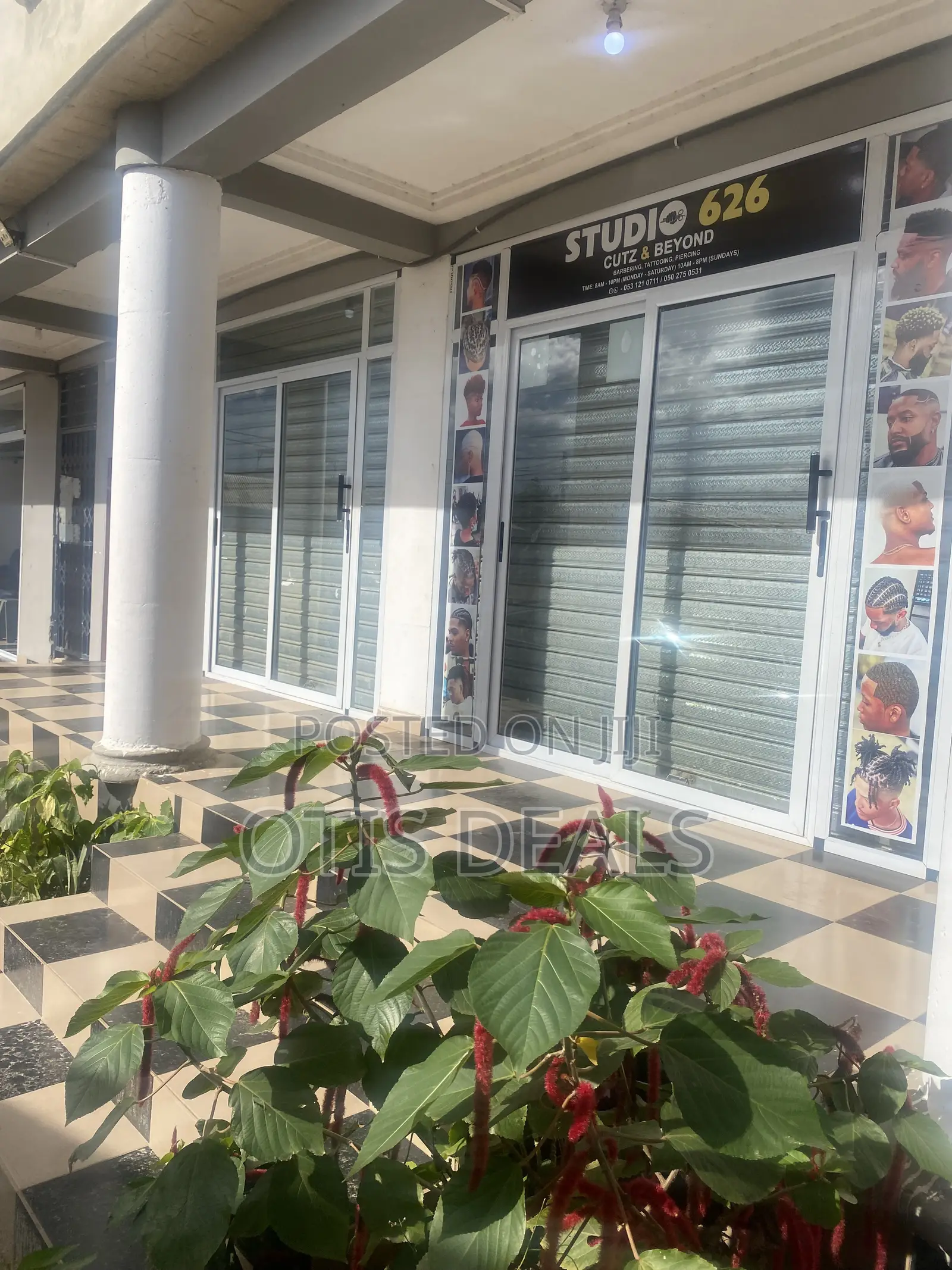 Double Store / Office Shop With Sliding Glass Doors for Rent or Lease in Agona West Municipal