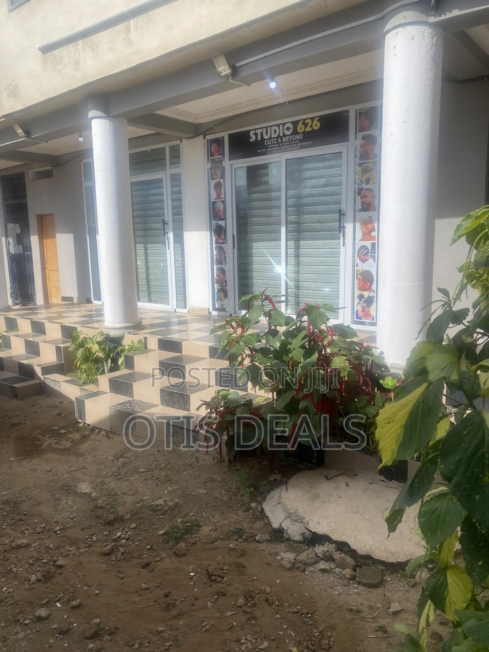 Double Store / Office Shop With Sliding Glass Doors for Rent or Lease in Agona West Municipal