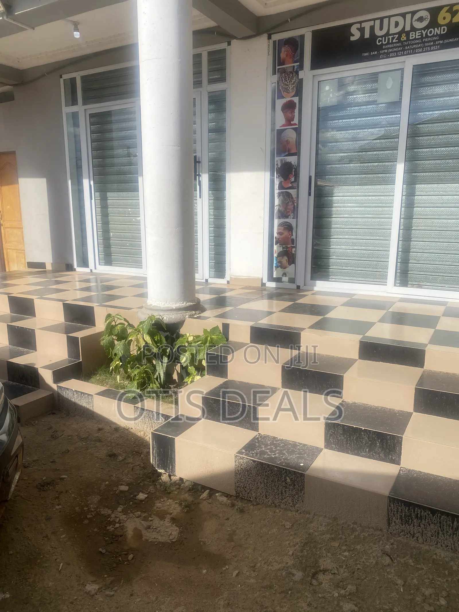 Double Store / Office Shop With Sliding Glass Doors for Rent or Lease in Agona West Municipal