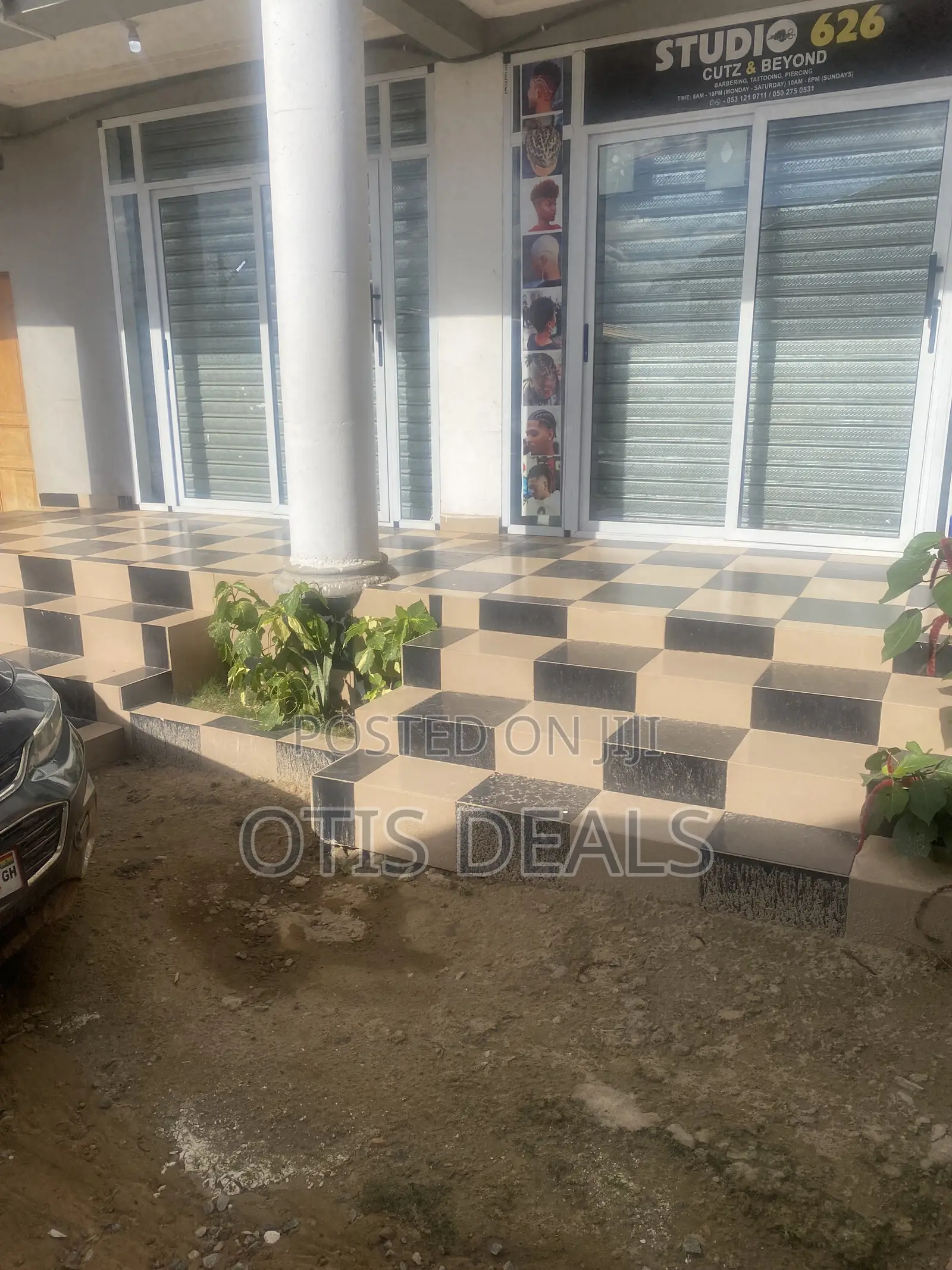 Double Store / Office Shop With Sliding Glass Doors for Rent or Lease in Agona West Municipal