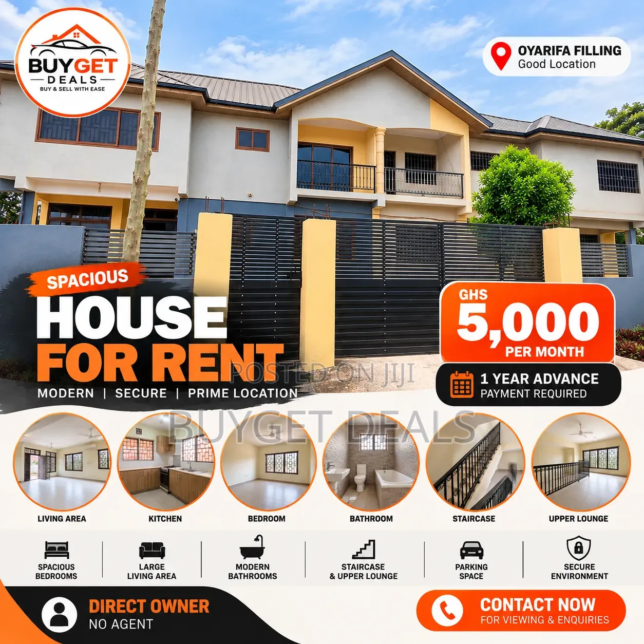 4bdrm House in Owusu Ansah for rent in Owusu Ansah