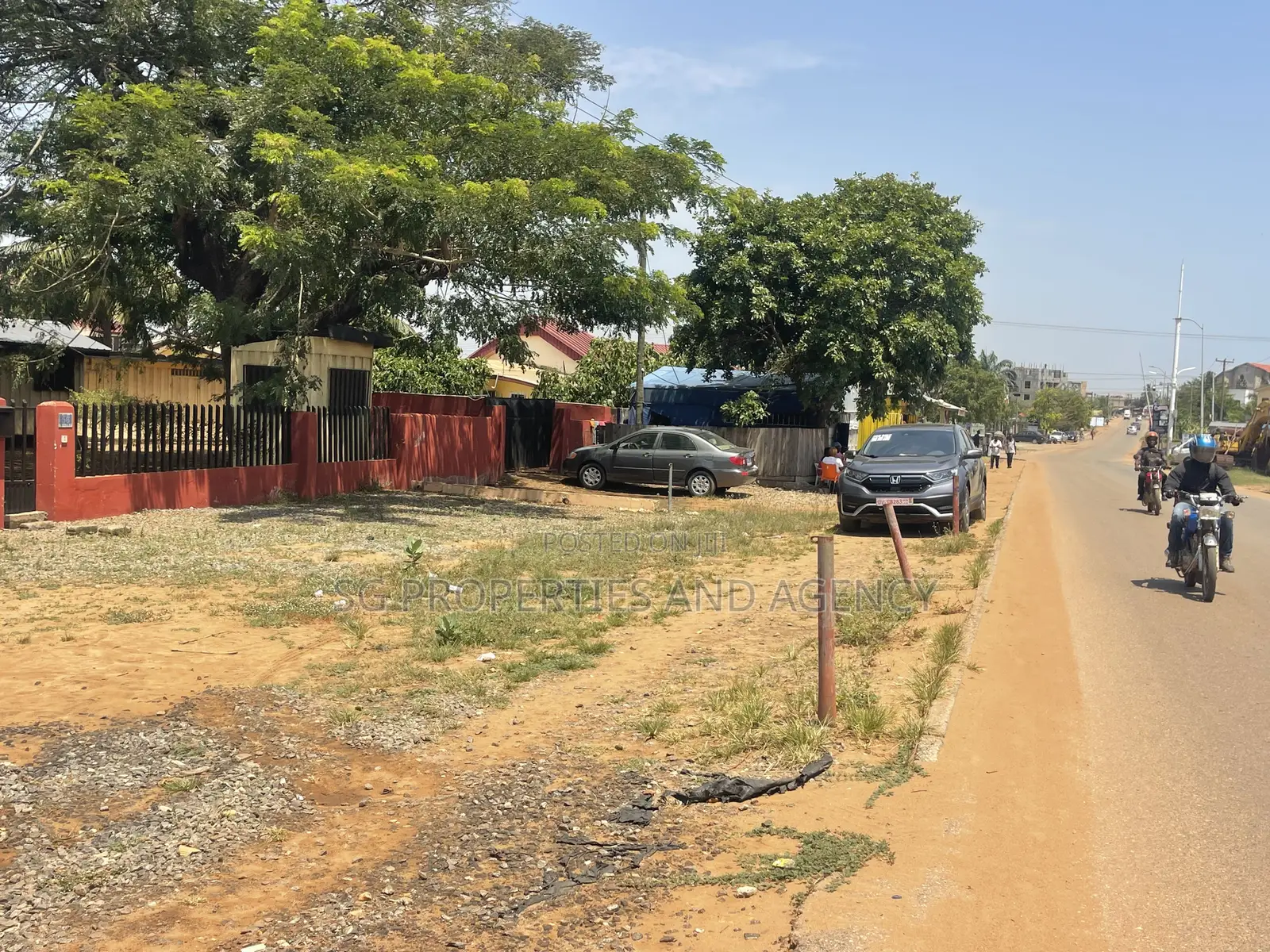 Roadside Land for Rent at Spintex Road in Baatsona Total