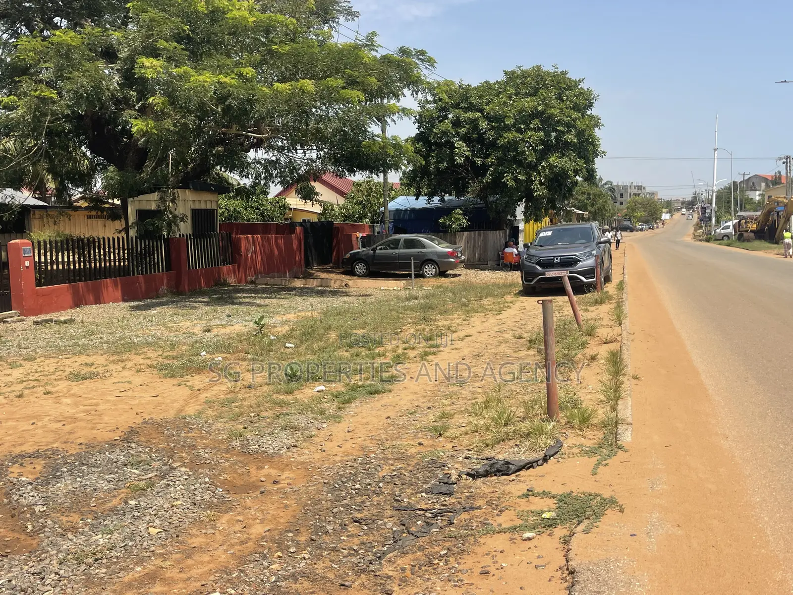 Roadside Land for Rent at Spintex Road in Baatsona Total